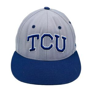 TCU Horned Frogs Purple Zephyr Fitted Size 7 1/8 Wool Blend Hat Cap